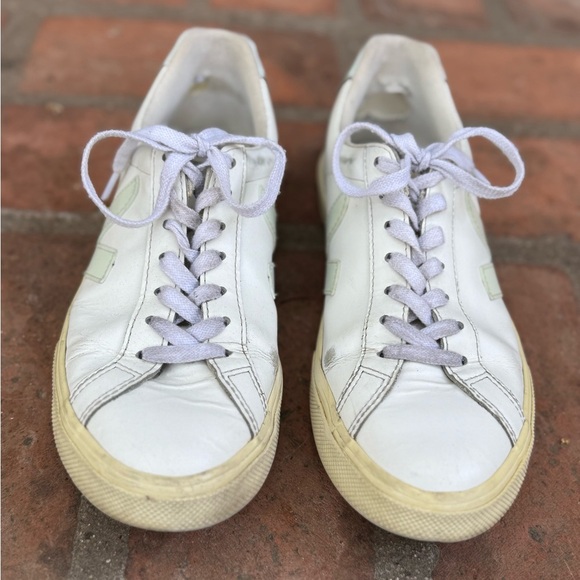 Veja Esplar Leather Logo Sneakers - size 6 - Picture 2 of 7